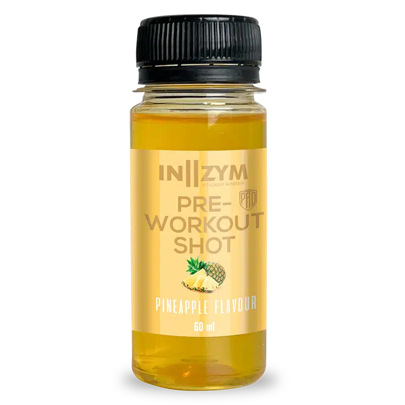 In2zym Pwo Shot   Pineapple  60 Ml    Obs  Bedst Før 24 6 25   Pre Workout