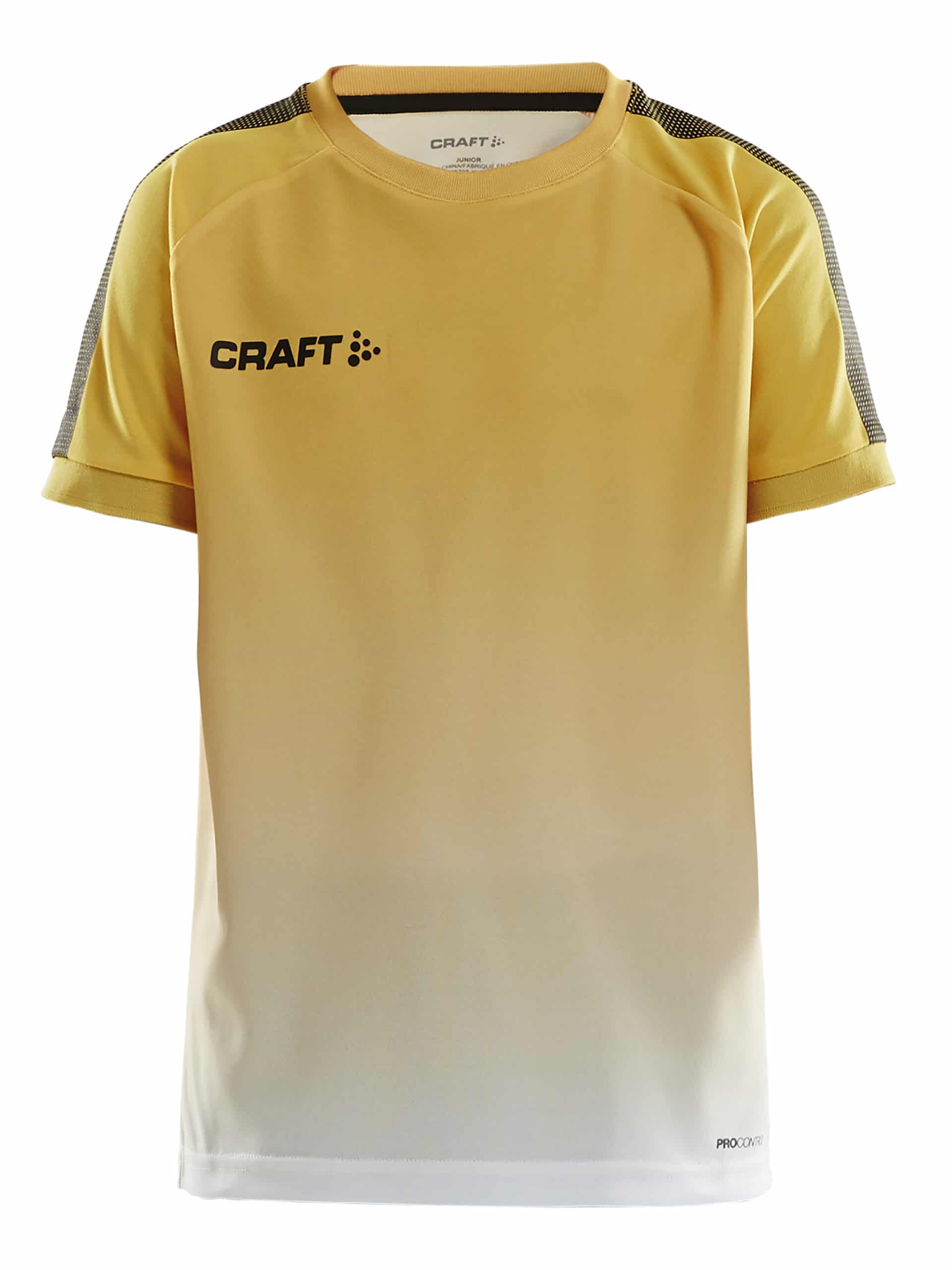 Craft   Pro Control Fade Jersey Jr   Sweden Yellow Black 122 128