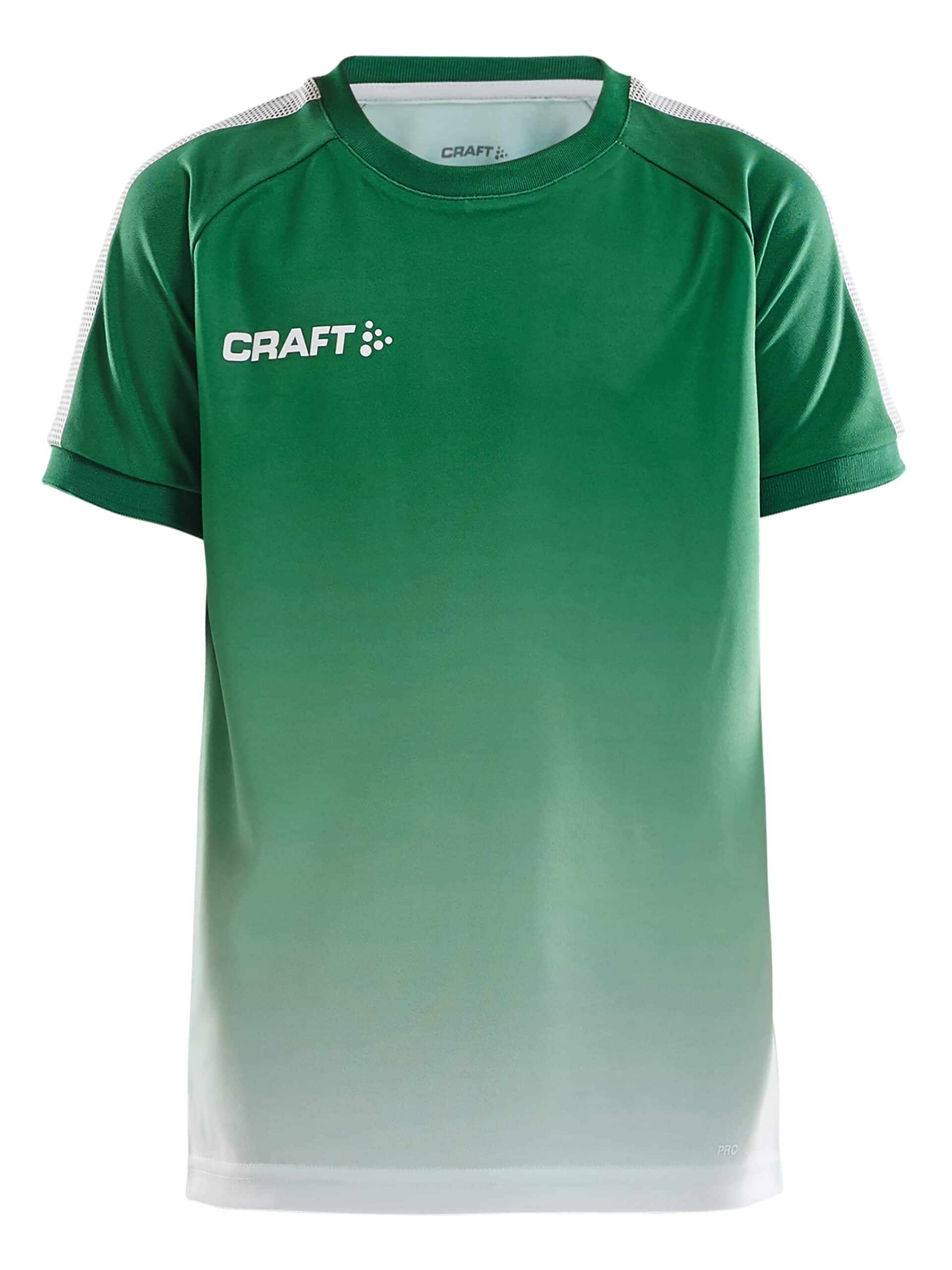 Craft   Pro Control Fade Jersey Jr   Team Green White 122 128